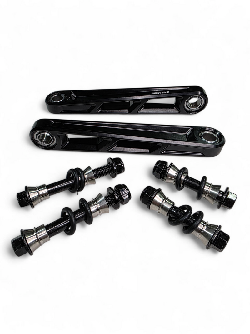 Load image into Gallery viewer, 2024+ Can Am Maverick R Front Sway Bar Links Anodized Black

