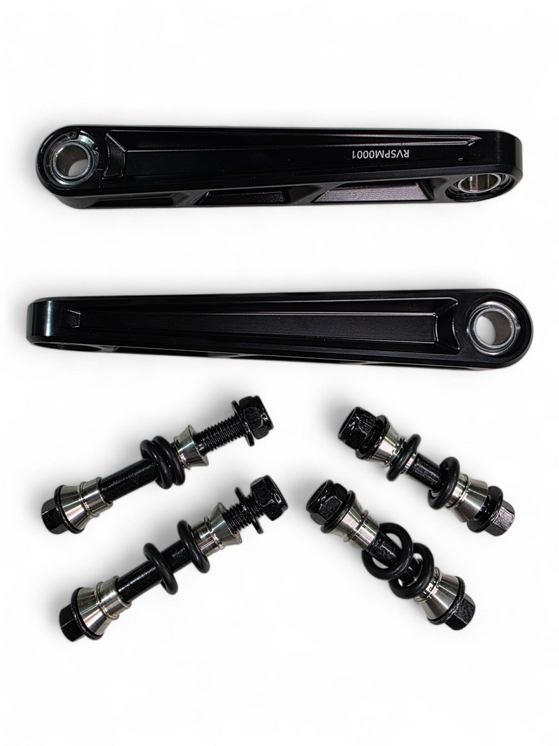 Load image into Gallery viewer, 2024+ Can Am Maverick R Front Sway Bar Links Anodized Black
