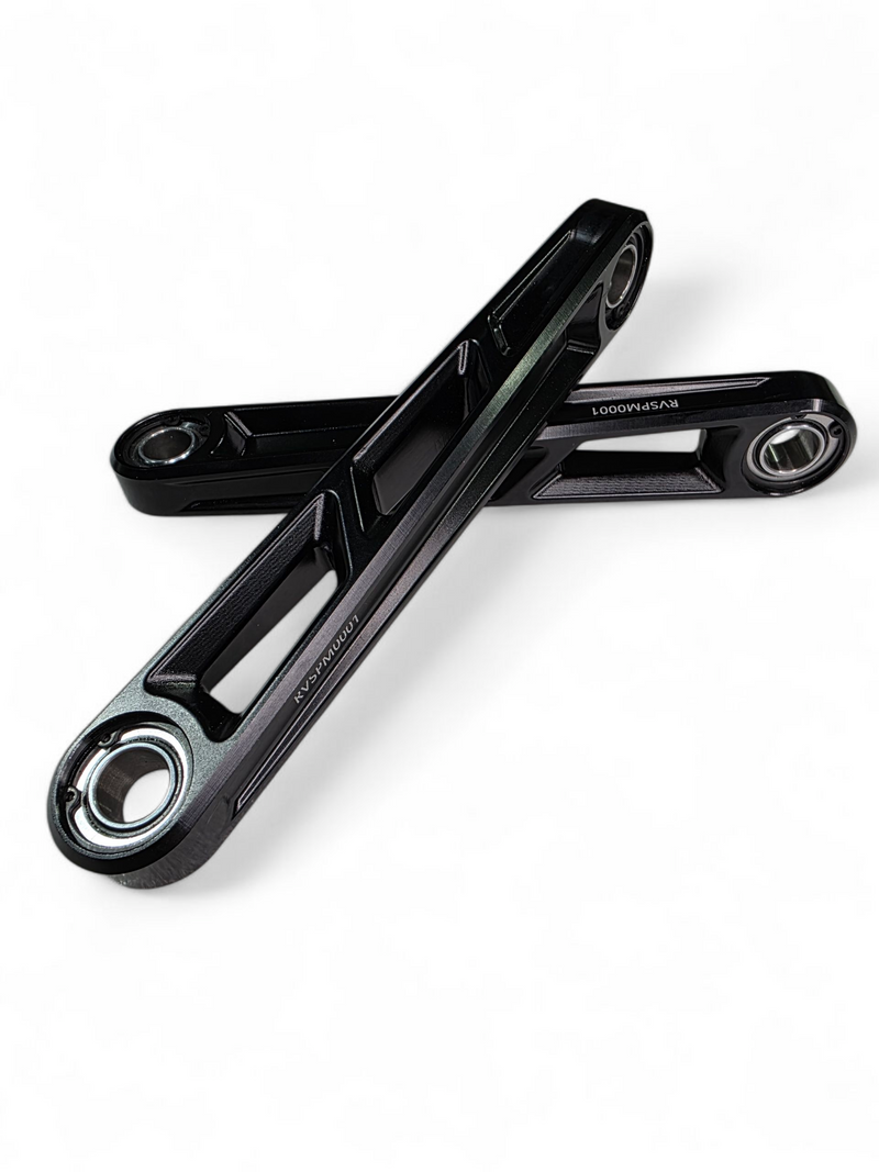 Load image into Gallery viewer, 2024+ Can Am Maverick R Front Sway Bar Links Anodized Black
