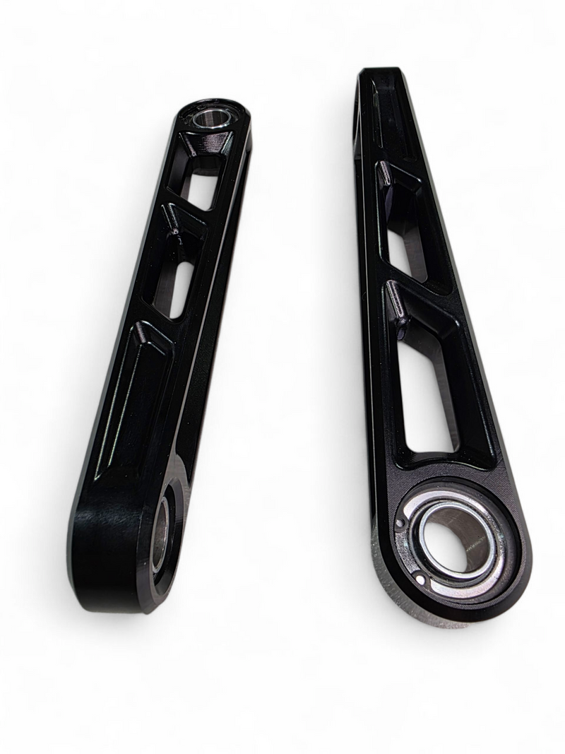 Load image into Gallery viewer, 2024+ Can Am Maverick R Front Sway Bar Links Anodized Black
