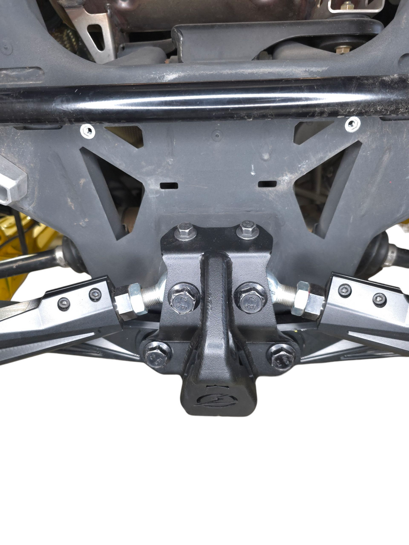 Load image into Gallery viewer, 2024-26 Can Am Maverick R Sheet Metal Radius Rod Plate (4 Seat) Works with both RC models
