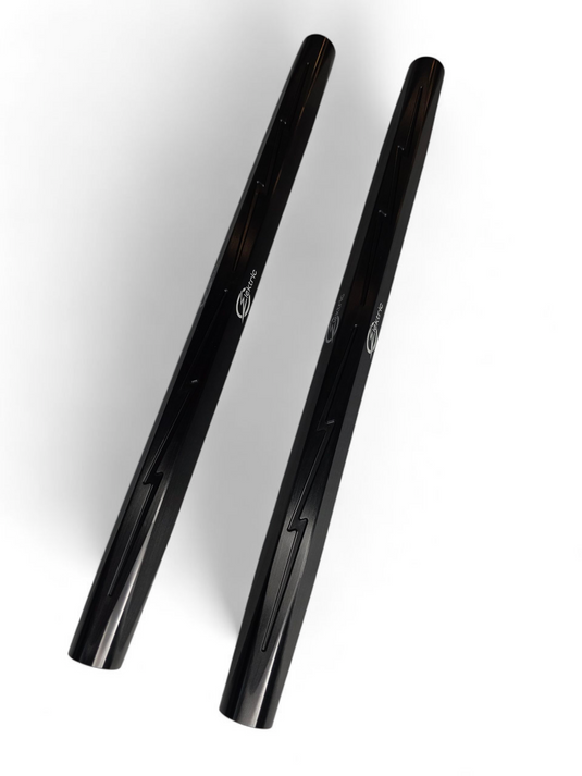 2017+ Can Am X3 Maverick Billet Tie Rods Anodized Black (RS 72" Model Only)