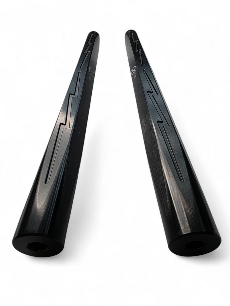 Load image into Gallery viewer, 2017+ Can Am X3 Maverick Billet Tie Rods Anodized Black (RS 72&quot; Model Only)
