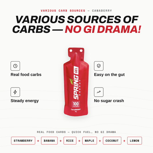 Strawberry Smoothie Gel (Vegan) 100 Kcal- Canaberry