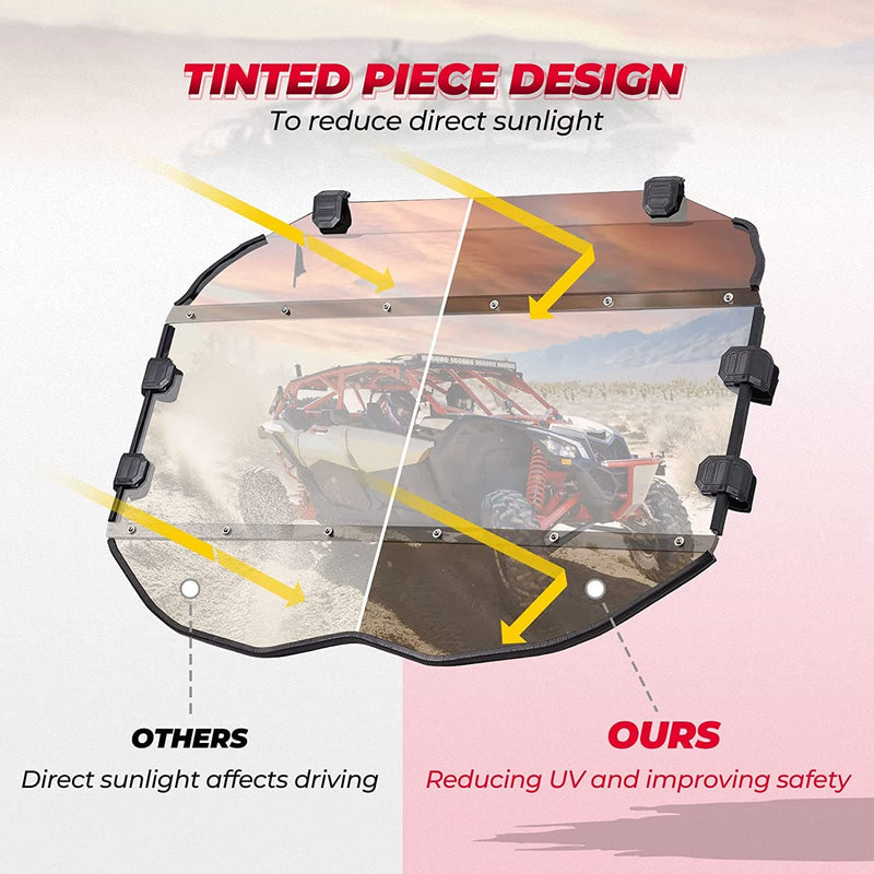 Load image into Gallery viewer, Tinted Full Windshield for Can Am Maverick X3/ MAX
