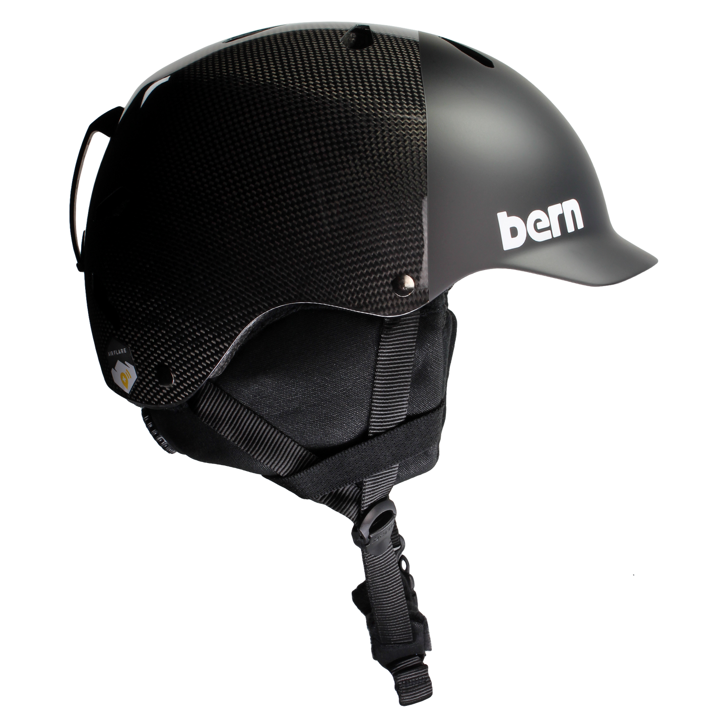 Watts Carbon Fiber Asian Fit Winter Helmet (Barn Deal)
