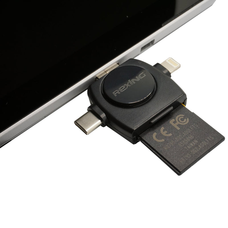 Load image into Gallery viewer, Rexing Card Viewer 4-in-1 SD Card Reader
