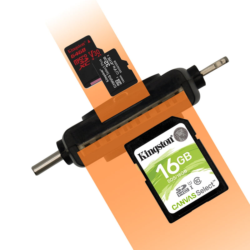 Load image into Gallery viewer, Rexing Card Viewer 4-in-1 SD Card Reader

