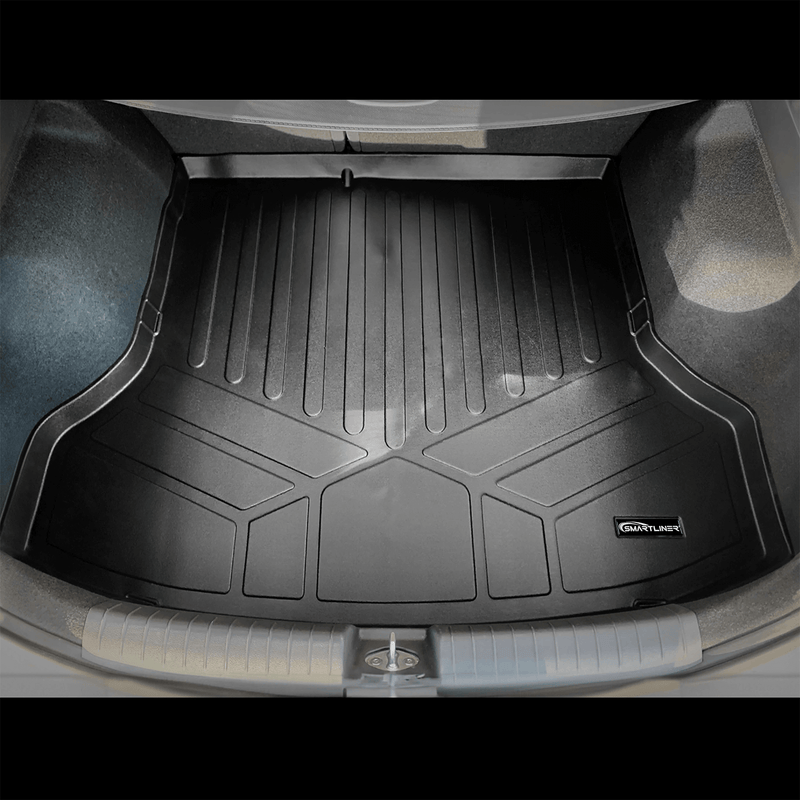 Load image into Gallery viewer, SMARTLINER Custom Fit Floor Liners For 2019-2022 Hyundai Ioniq Hybrid Blue Trim no Subwoofer in Cargo Area (Does Not Fit Electric Models)
