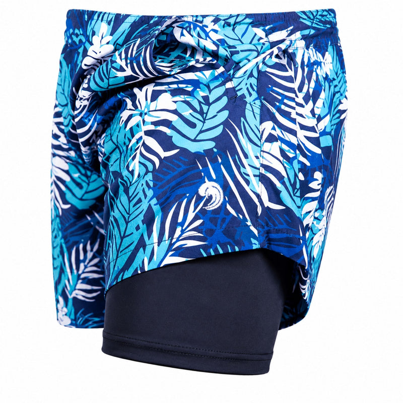 Load image into Gallery viewer, Caribbean Palms - Waterproof Swim Shorts With A Waterproof Pocket
