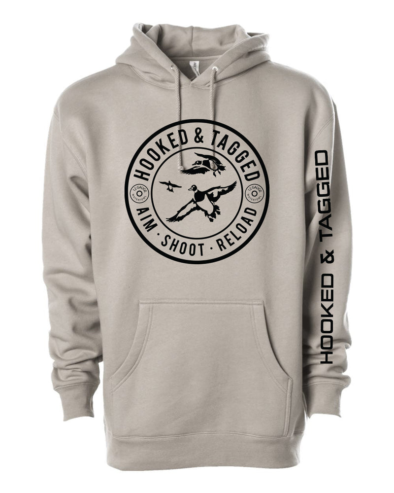 Load image into Gallery viewer, Aim. Shoot. Reload. Hoodie
