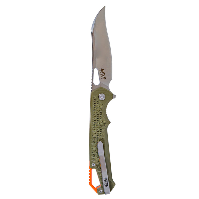 Load image into Gallery viewer, MUCTAC Ceros - Folding EDC | D2 Steel | OD Green G10 Handle | Liner Lock Design
