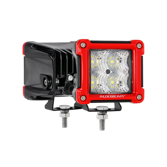 3 Inch 40W Spot/Flood Beam LED Pods Light + Universal LED Working Lights Mounting Brackets