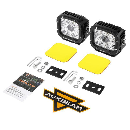 5 Inch 110W White/Amber Spot Light LED Driving Lights for Dodge Ram 1500/2500/3500