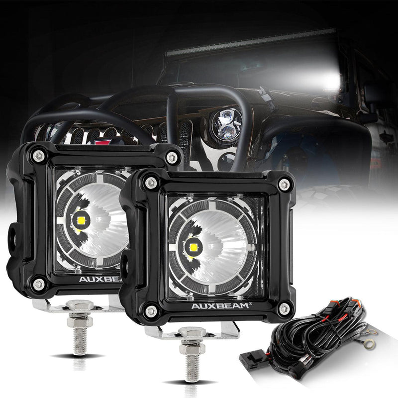 Load image into Gallery viewer, (2pcs/set) 3 inch 40W LED Pod Lights With DRL for SUV ATV UTV Trucks Pickup Boat
