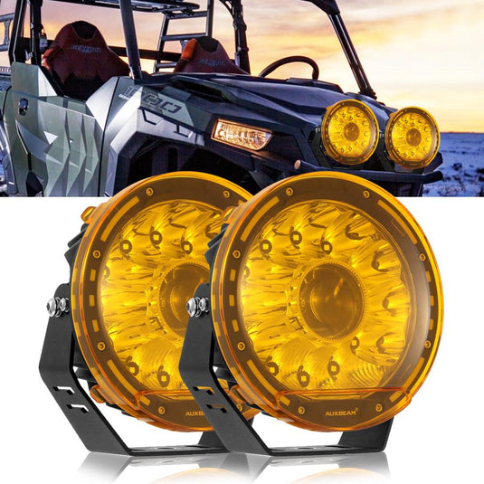 (2pcs/set) 7 Inch 230W 33332LM 360-PRO Series LED Driving Lights+Amber/Black Covers(Optional) for ATV UTV SIDE BY SIDE 4X4