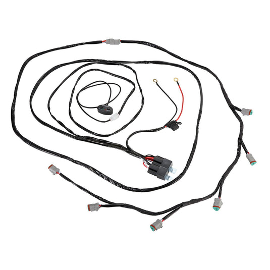 V-ULTRA Series | 5 Inch 172W LED Side Shooter Amber Pod Lights with Amber DRL