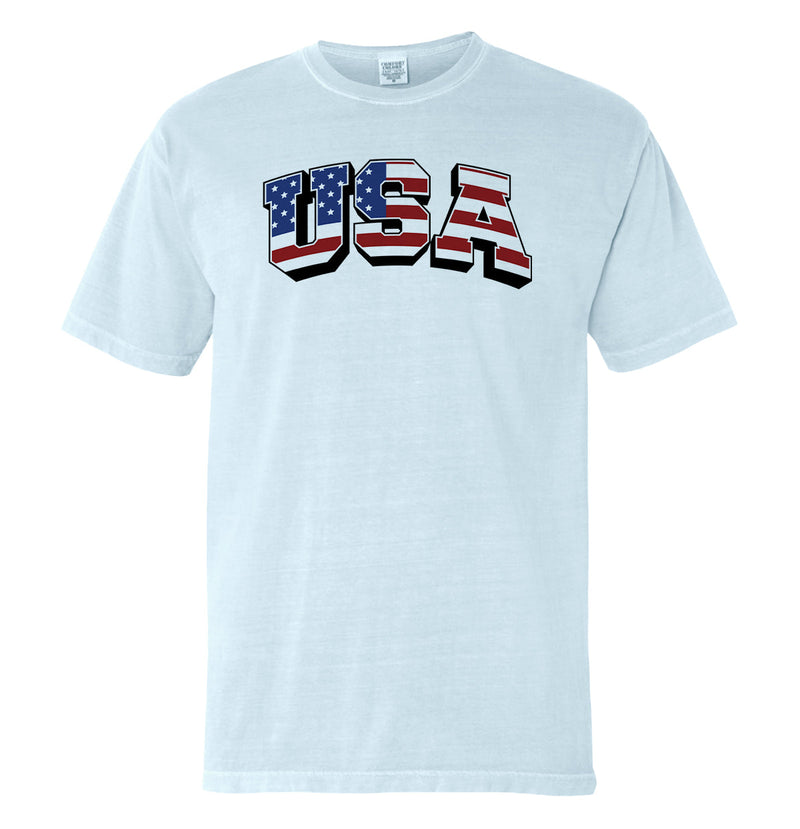 Load image into Gallery viewer, USA Flag Lettering (Front)

