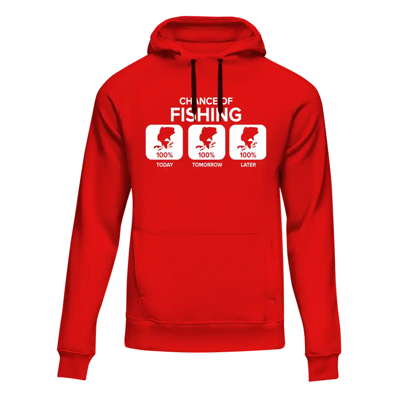 Load image into Gallery viewer, Chance of Fishing Unisex Hoodie
