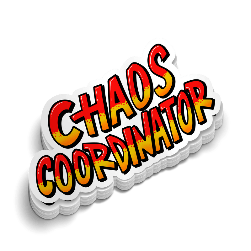 Load image into Gallery viewer, Chaos Coordinator - Hard Hat Decal
