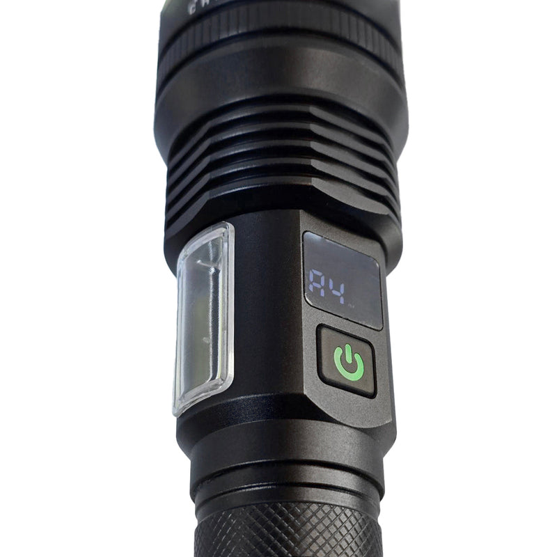 Load image into Gallery viewer, Muctac CHARGE Flashlight, 5000+ LMS, Zoomable, LED, USB, IP65, Aluminum Alloy
