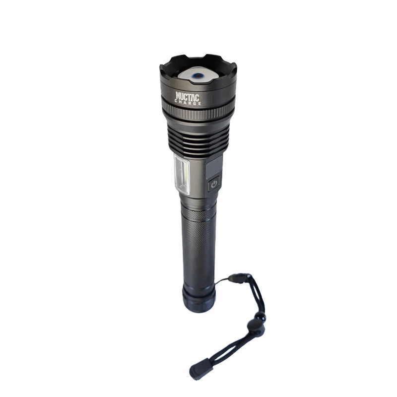 Load image into Gallery viewer, Muctac CHARGE Flashlight, 5000+ LMS, Zoomable, LED, USB, IP65, Aluminum Alloy

