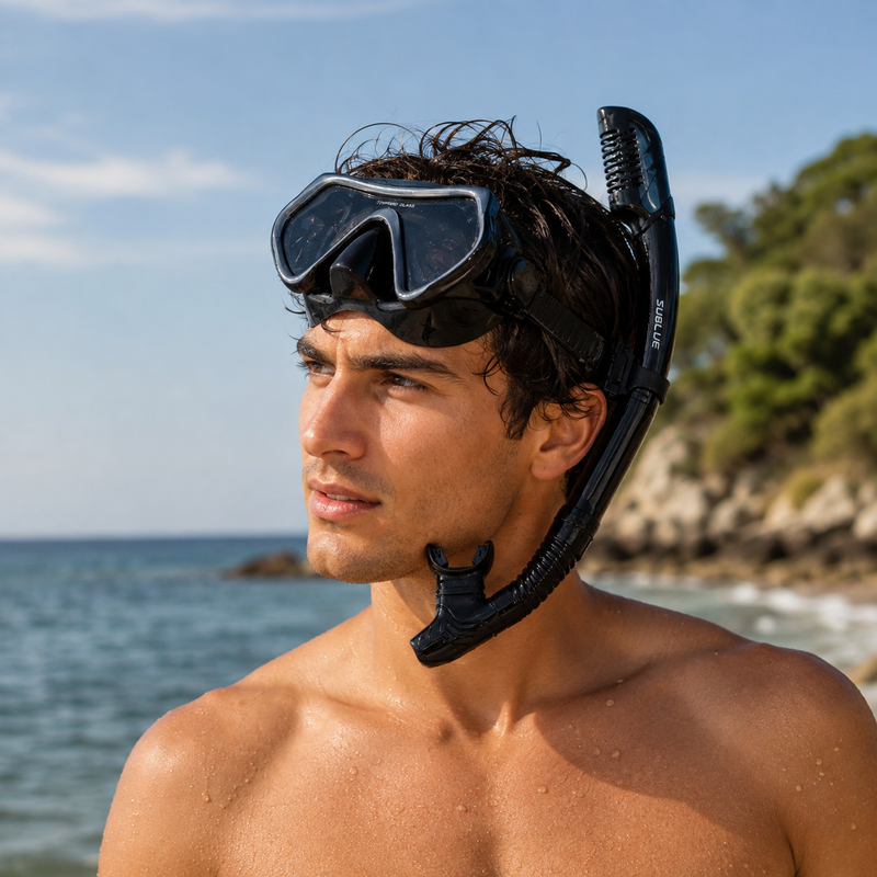 Load image into Gallery viewer, Dive Mask + Snorkel Set
