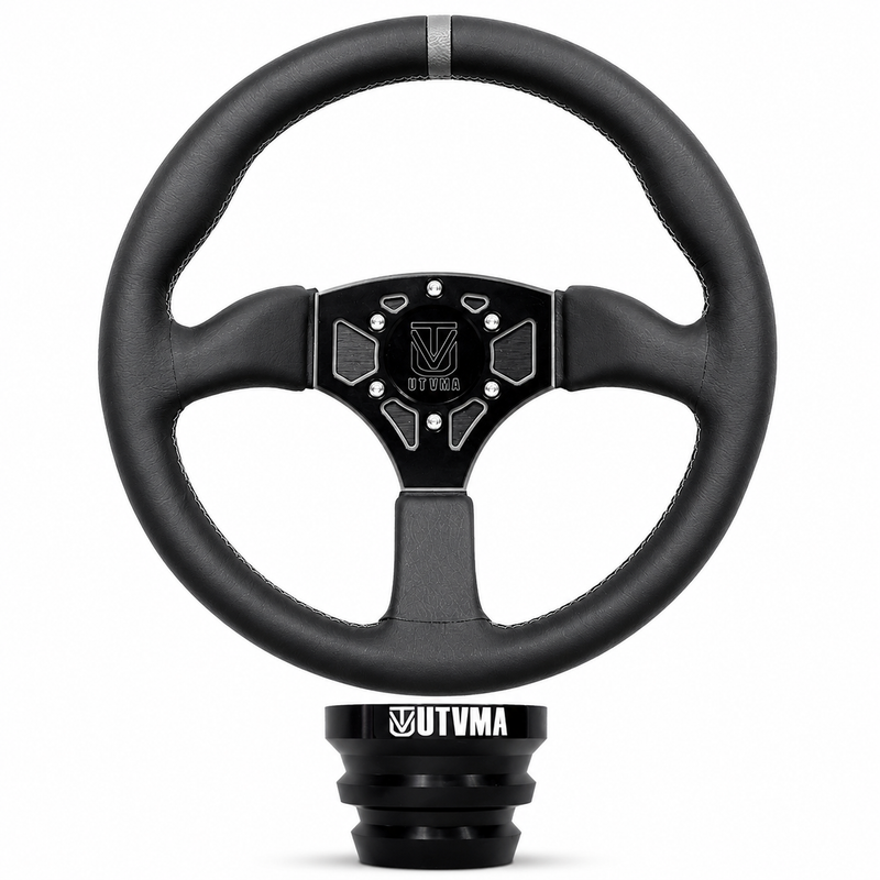 Load image into Gallery viewer, UTVMA Octane Leather Steering Wheel With Hub
