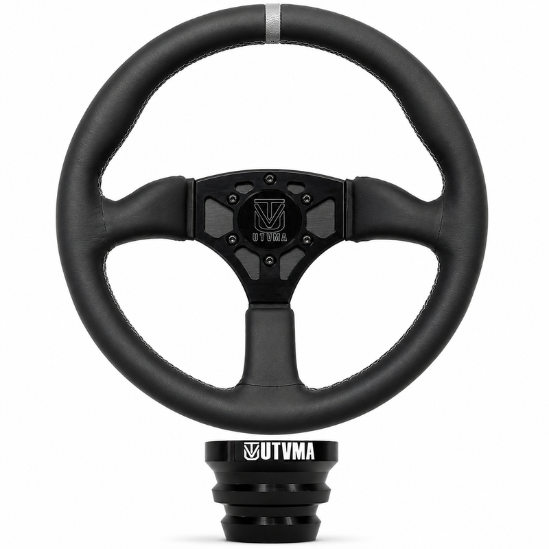 Load image into Gallery viewer, UTVMA Octane Leather Steering Wheel With Hub
