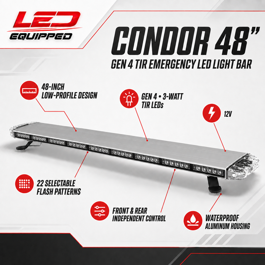 Condor Emergency LED Light bar 48in
