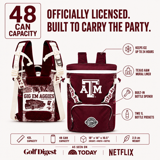 Texas A&M University Backpack Cooler