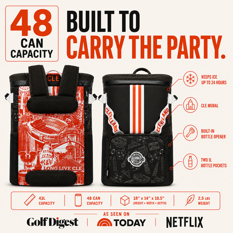 Load image into Gallery viewer, Cleveland Backpack Cooler
