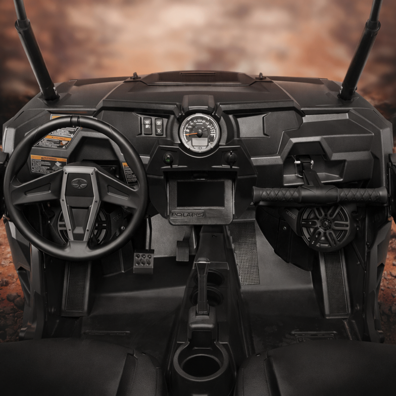 Load image into Gallery viewer, Polaris RZR Front Kick Panel Pods with 6.5” Active Speakers and Bluetooth
