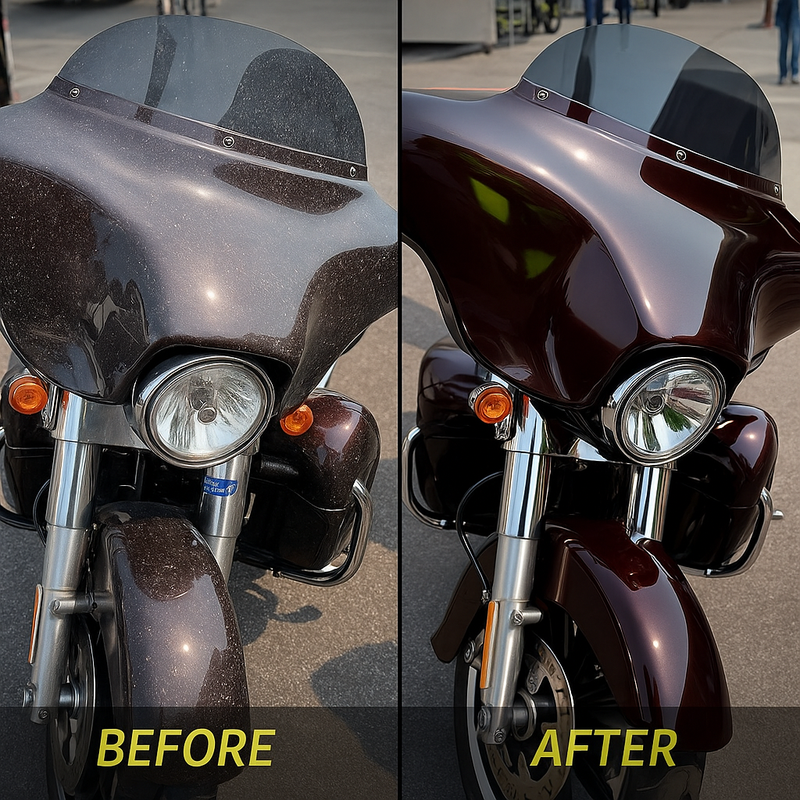 Load image into Gallery viewer, WASH&amp;WHIPS MotoPro Motorcycle Detailing Kit - Clean, Shine &amp; Protect
