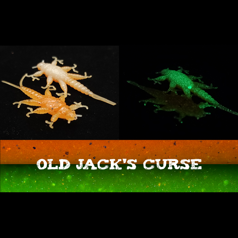 Load image into Gallery viewer, Jar of 1.5&quot; Inch Stonefly Larvae &quot;The Morelkin&quot;
