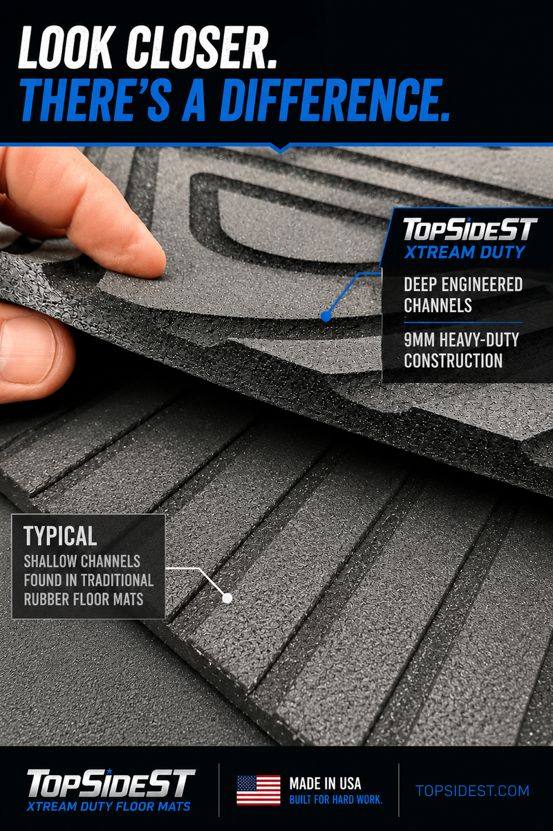 Load image into Gallery viewer, CAN-AM Maverick X3 HD 9mm Rubber Mats (2016 - current)
