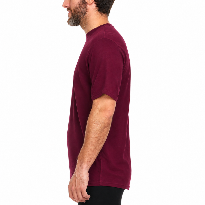 Load image into Gallery viewer, Lightweight Men's Wool T Shirt Crew - 100% Merino Wool
