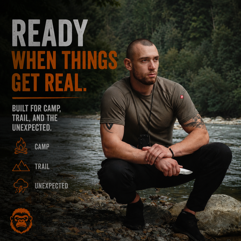 Load image into Gallery viewer, THE REDLINE™ COMPACT SURVIVAL KNIFE &amp; FIRE STARTER KIT
