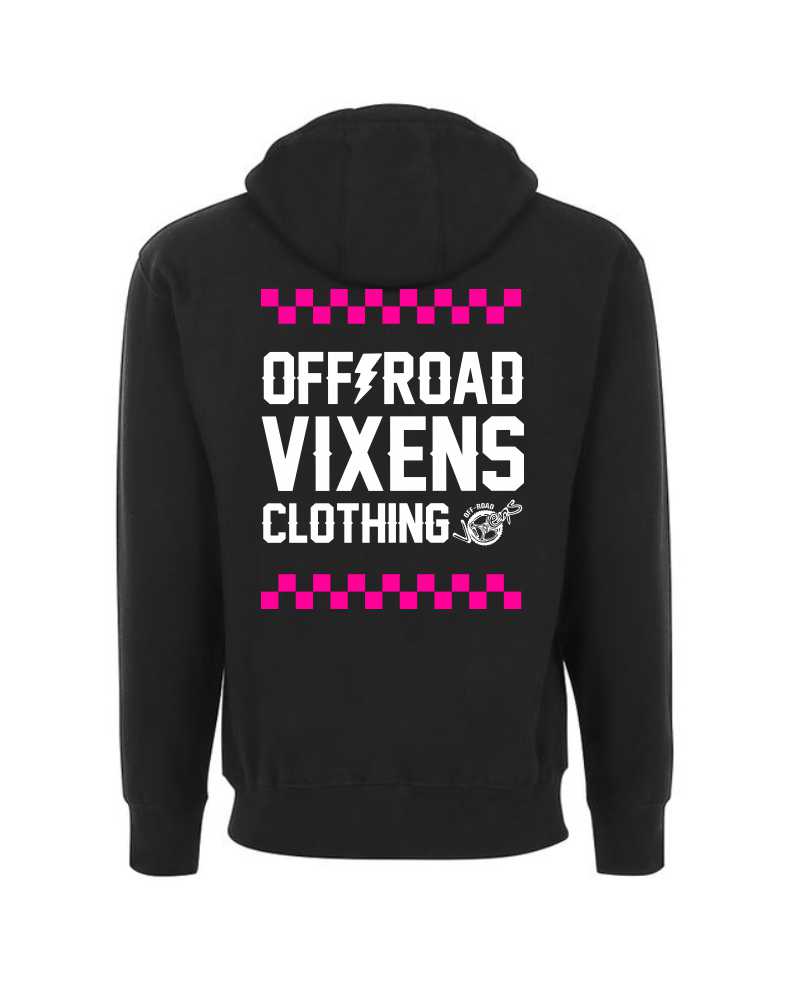 Load image into Gallery viewer, Checked Out Unisex Zip Hoodie - Black
