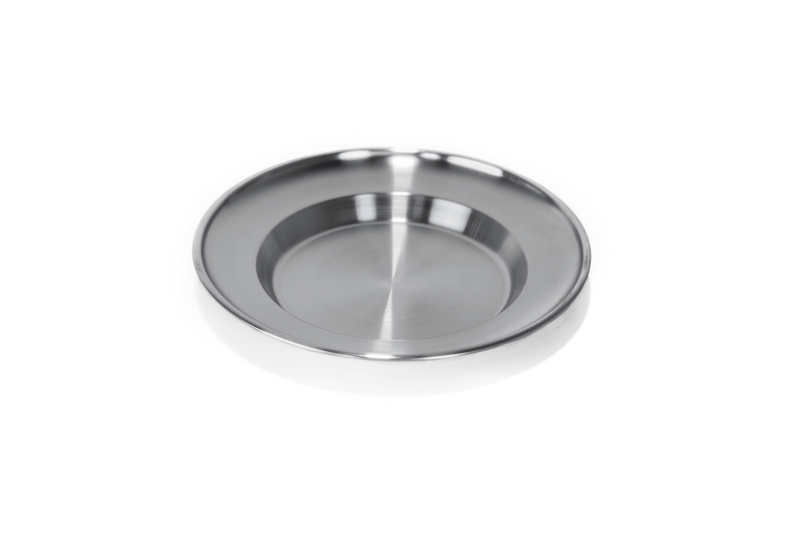 Load image into Gallery viewer, Stainless Camp Plate Set (4)
