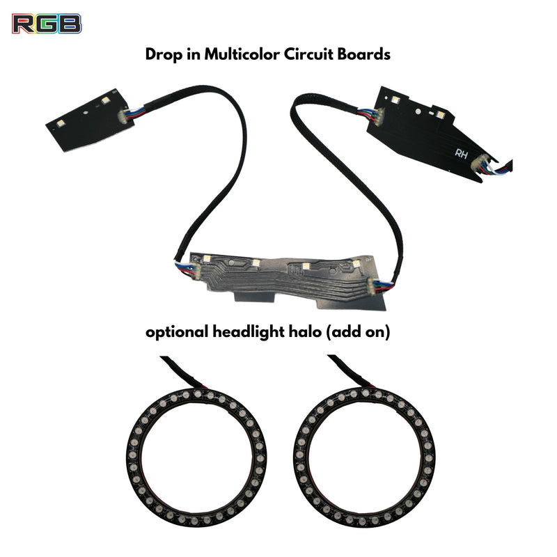 Load image into Gallery viewer, Chevrolet Camaro Flow Series Multicolor DRL Boards (2016-2018)
