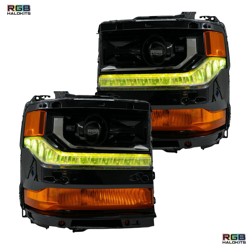 Load image into Gallery viewer, Chevrolet Silverado Multicolor Flow Series DRL Boards (2016-2018)
