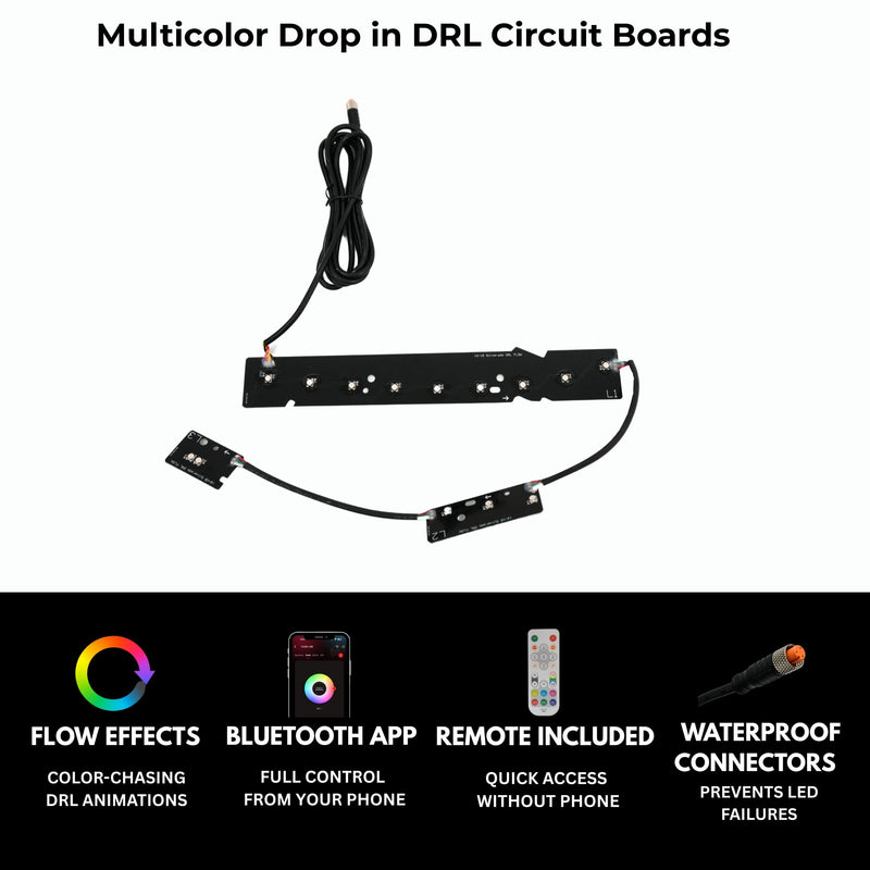 Load image into Gallery viewer, Chevrolet Silverado Multicolor Flow Series DRL Boards (2016-2018)
