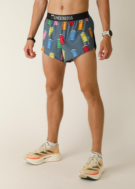 Load image into Gallery viewer, Men&#39;s Porta Potty 2&quot; Half Split Shorts (XS, S, M, L, XL)

