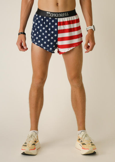 Load image into Gallery viewer, Men&#39;s USA 2&quot; Half Split Shorts (XS, S, M, L, XL)
