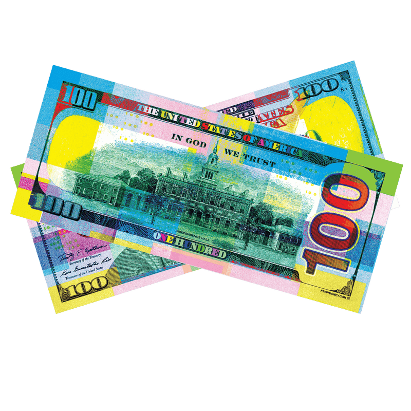 Load image into Gallery viewer, $100 Chroma Colored Bills
