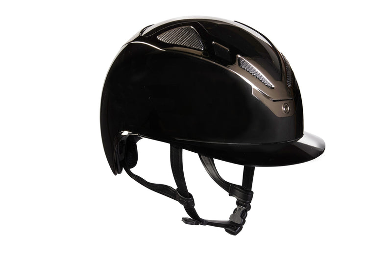 Load image into Gallery viewer, Suomy Apex Riding Helmet – Chrome Black Glossy
