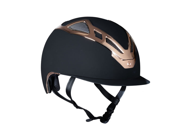 Load image into Gallery viewer, Suomy Apex Riding Helmet – Chrome Black Rose Gold Matte

