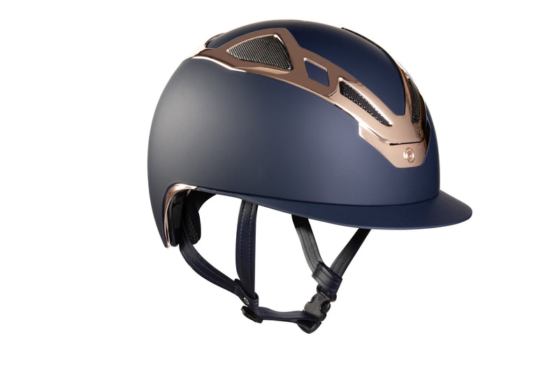 Load image into Gallery viewer, Suomy Apex Riding Helmet – Chrome Blue/Rose Gold Matte
