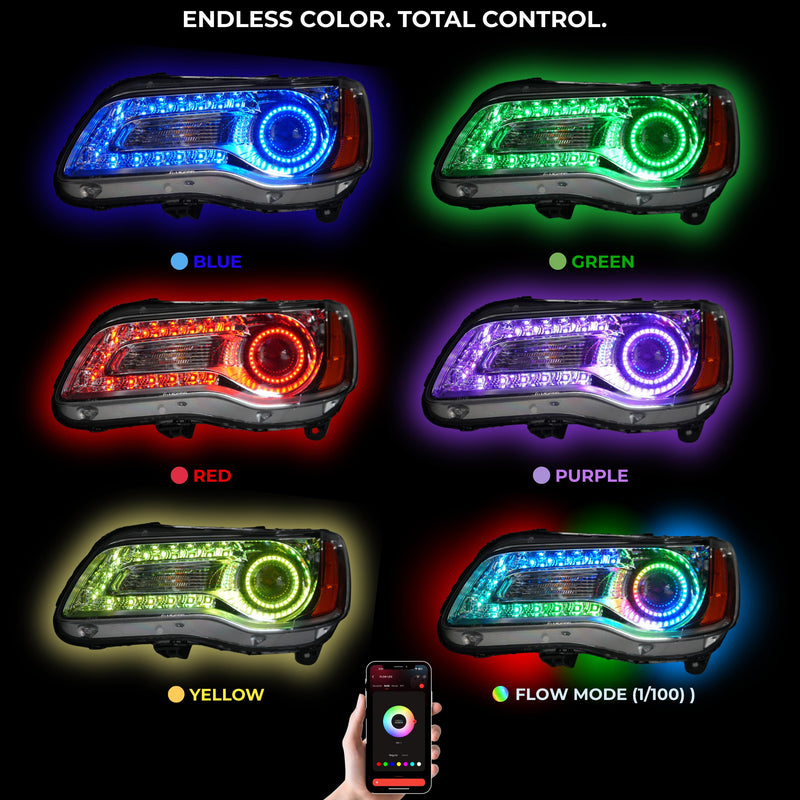 Load image into Gallery viewer, Chrysler 300 Multicolor Flow Series DRL Boards (2011-2023)
